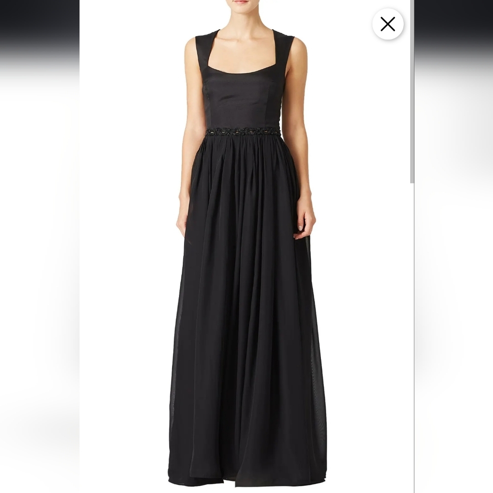 Allison Parris Black Freya Gown From Rent The Runway Sz 6